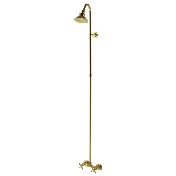 Kingston Brass Shower Combo, Brushed Brass CCK2137BEX - main